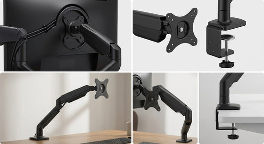 Soporte Monitor Brazo Ajustable Ergonomico