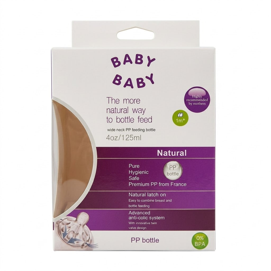 Tetero Natural Anticólicos 125ml Baby Baby