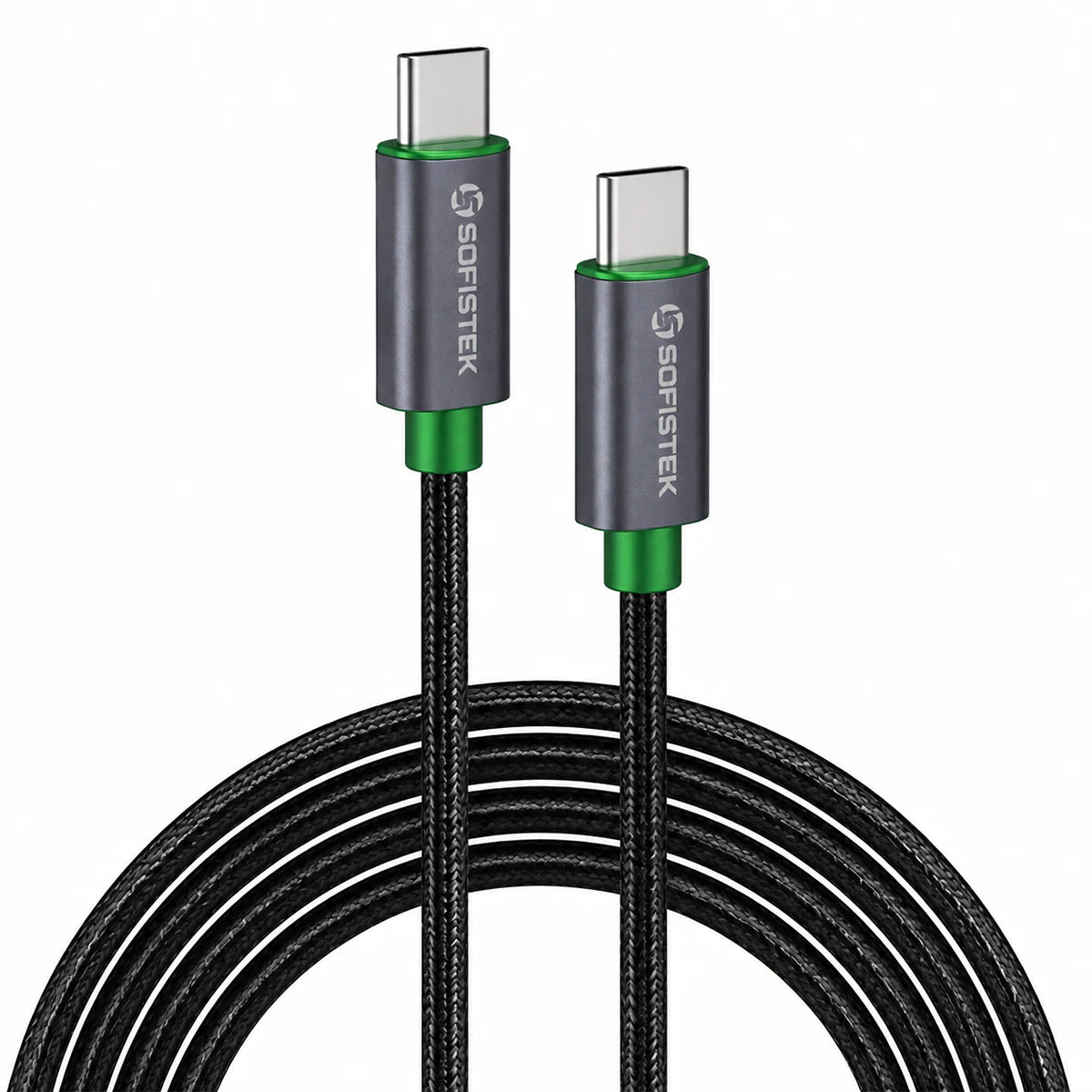 Cable Sofistek C-U05 USB-C a USB-C 100W Tejido