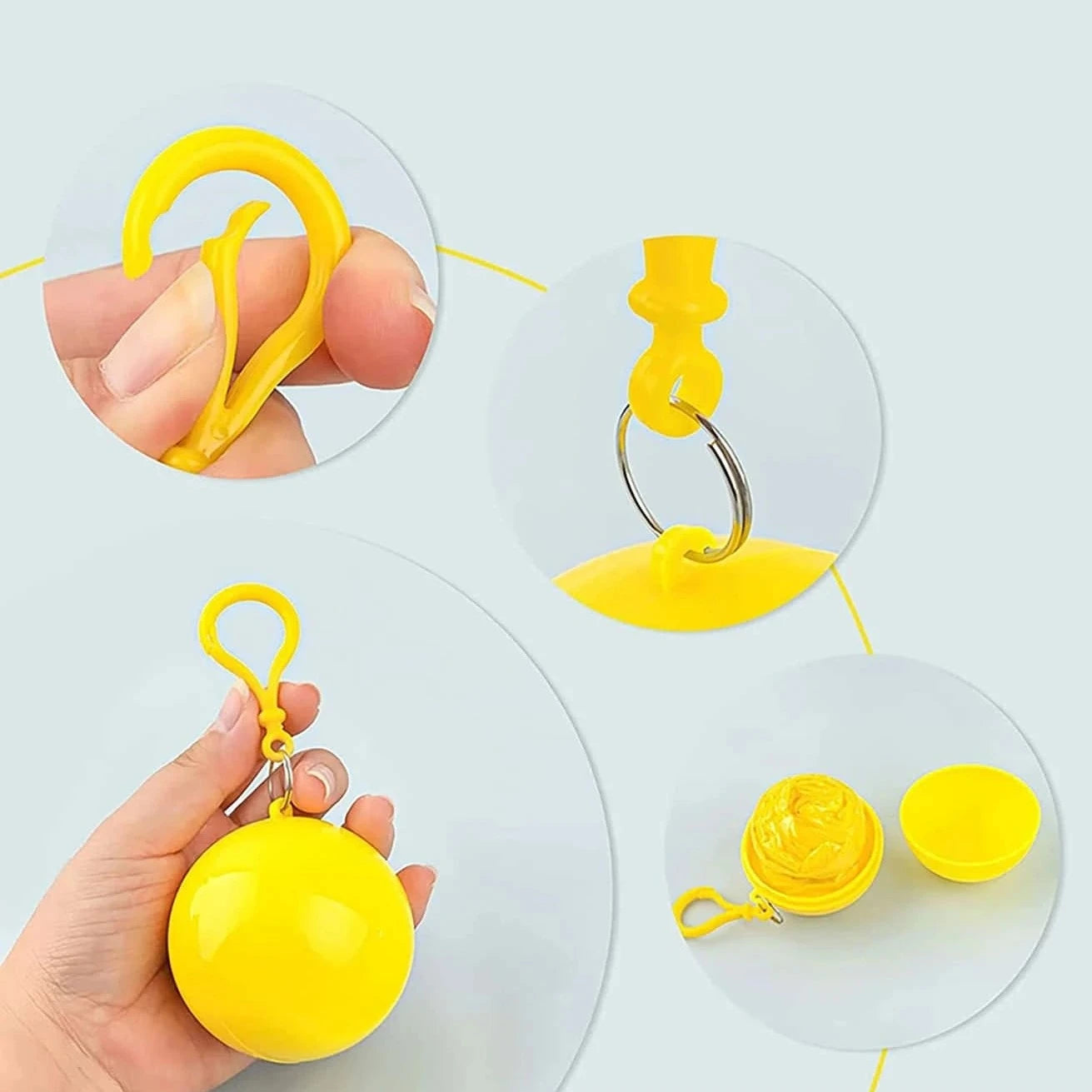 Impermeable De Emergencia Portatil + Envio Gratis