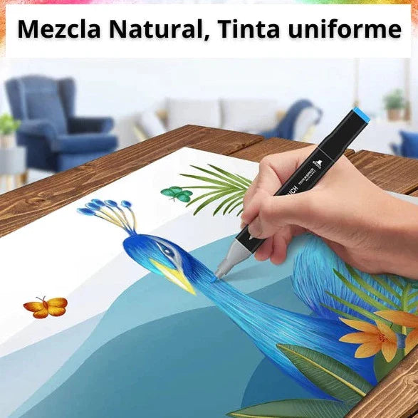 Plumones Touch Doble Punta 24 Piezas