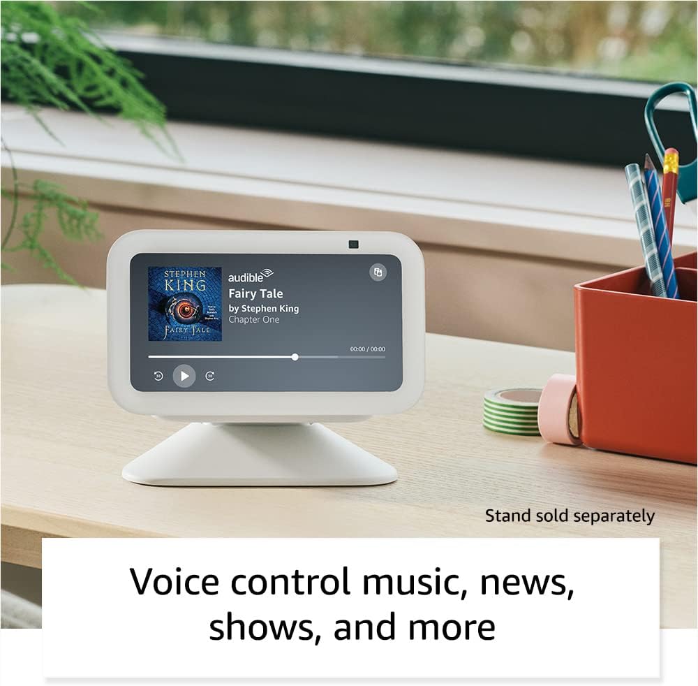 Amazon Echo Show 5 (modelo más reciente), Pantalla inteligente con 2x bajo y sonido claro