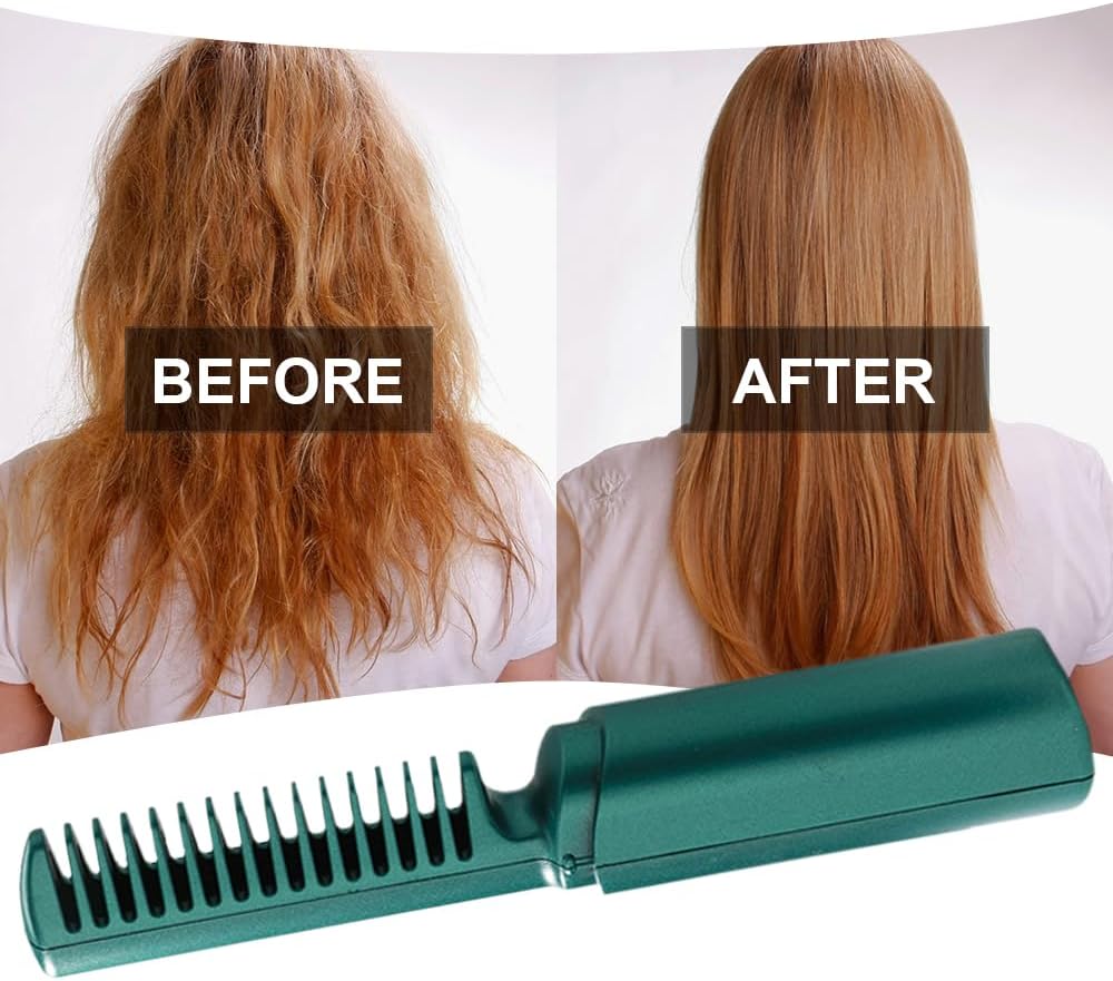 Plancha de Cabello Recargable USB 2 en 1