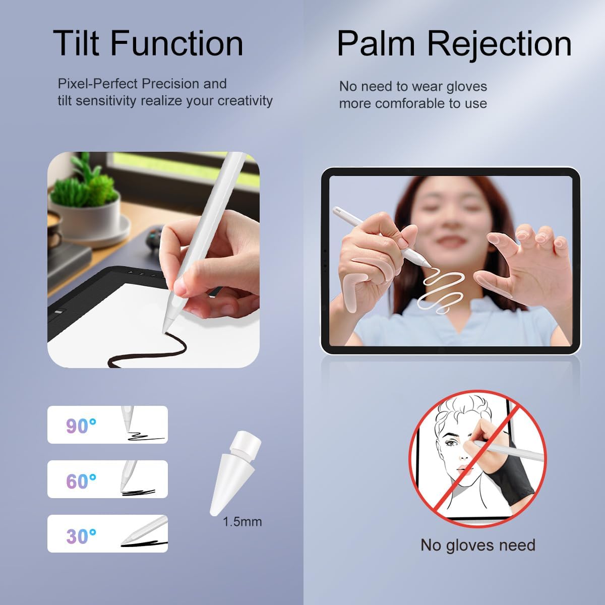 Apple Pencil Stylus Universal con rechazo de palma