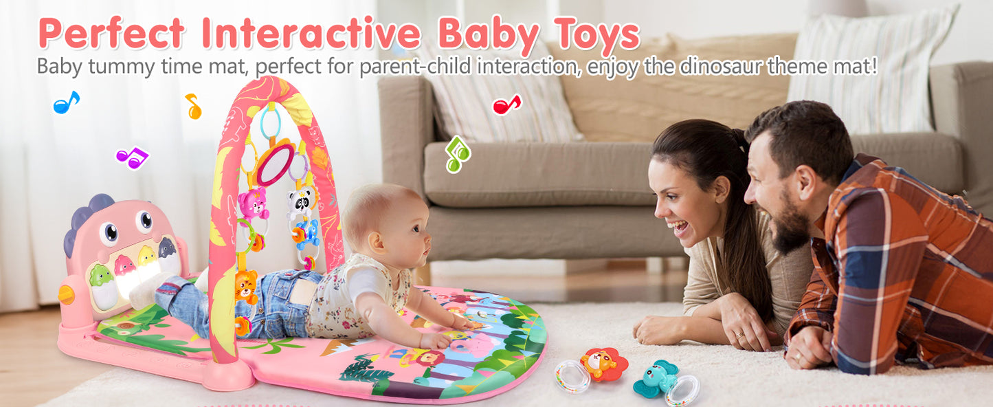 Gimnasio Para Bebé Con Piano Mesa Músical Y Sonido