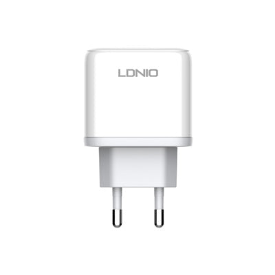 Cargador de Pared LDNIO A2526C 45W 2 Puertos Carga Rápida