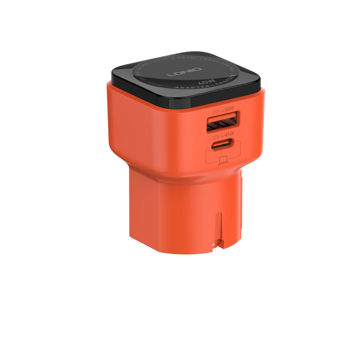 Cargador de Pared LDNIO Q2420 45W 2 Puertos Carga Rápida
