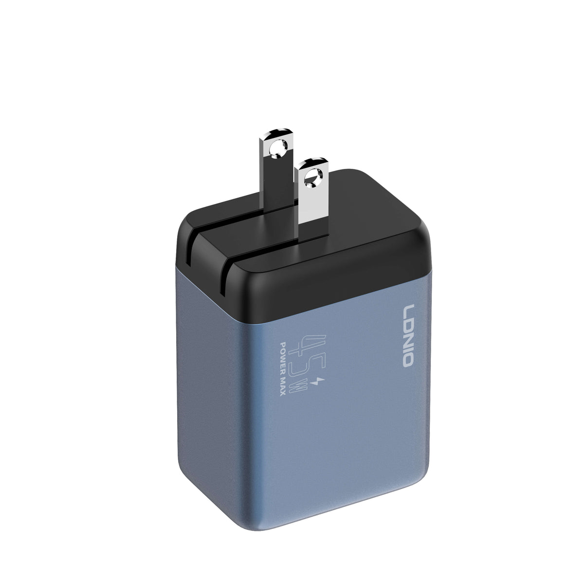 Cargador de Pared LDNIO Q12 45W GaN 2 Puertos Carga Rápida