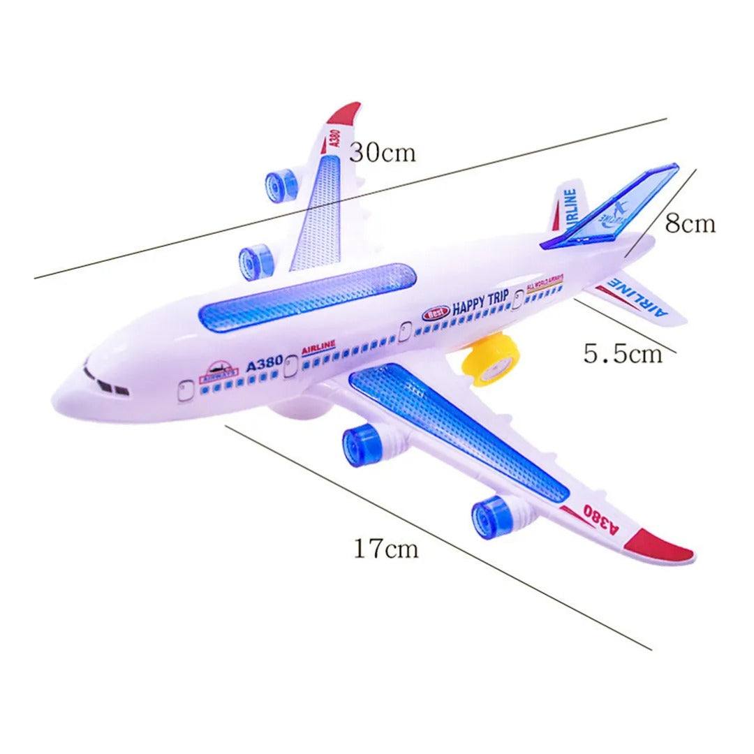 Avión Airbus A380 De Juguete Con Luz Y Sonido