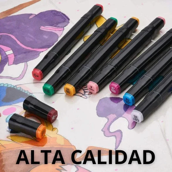 Plumones Touch Doble Punta 24 Piezas