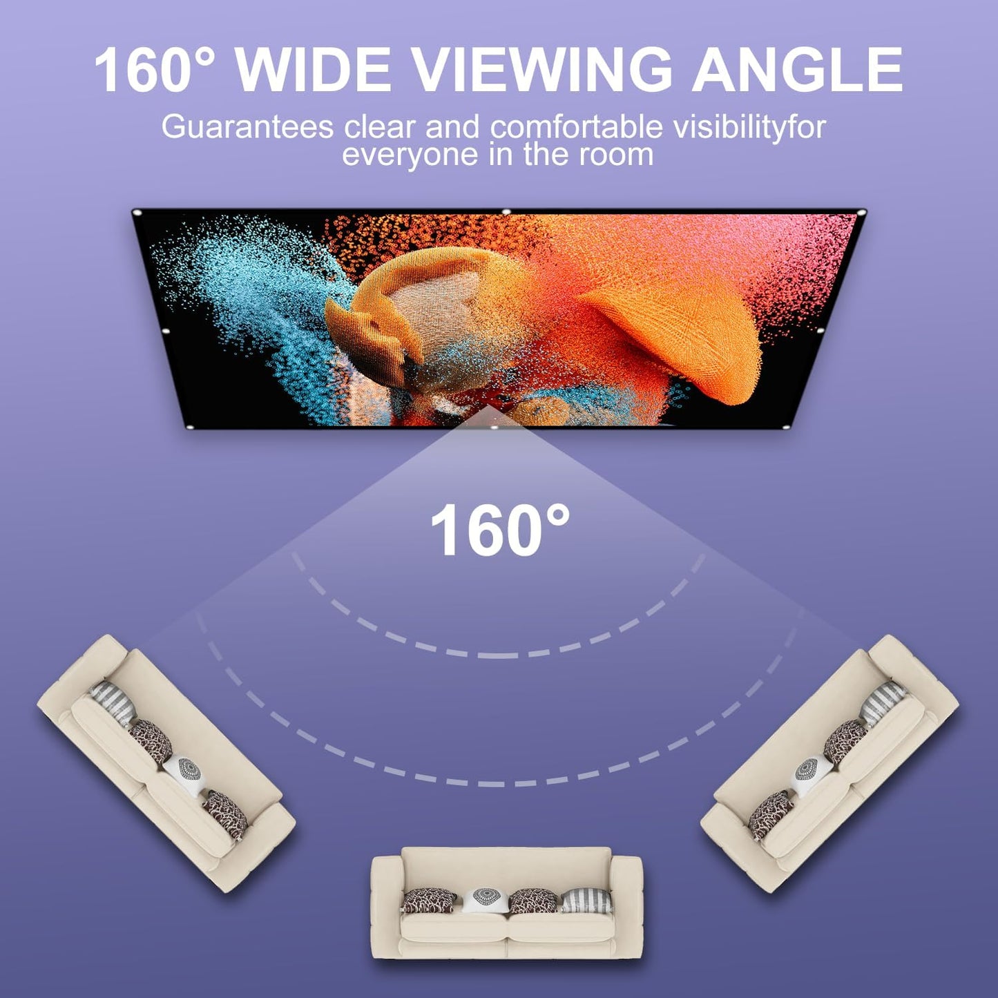 Pantalla de Proyector 100 Pulgadas
