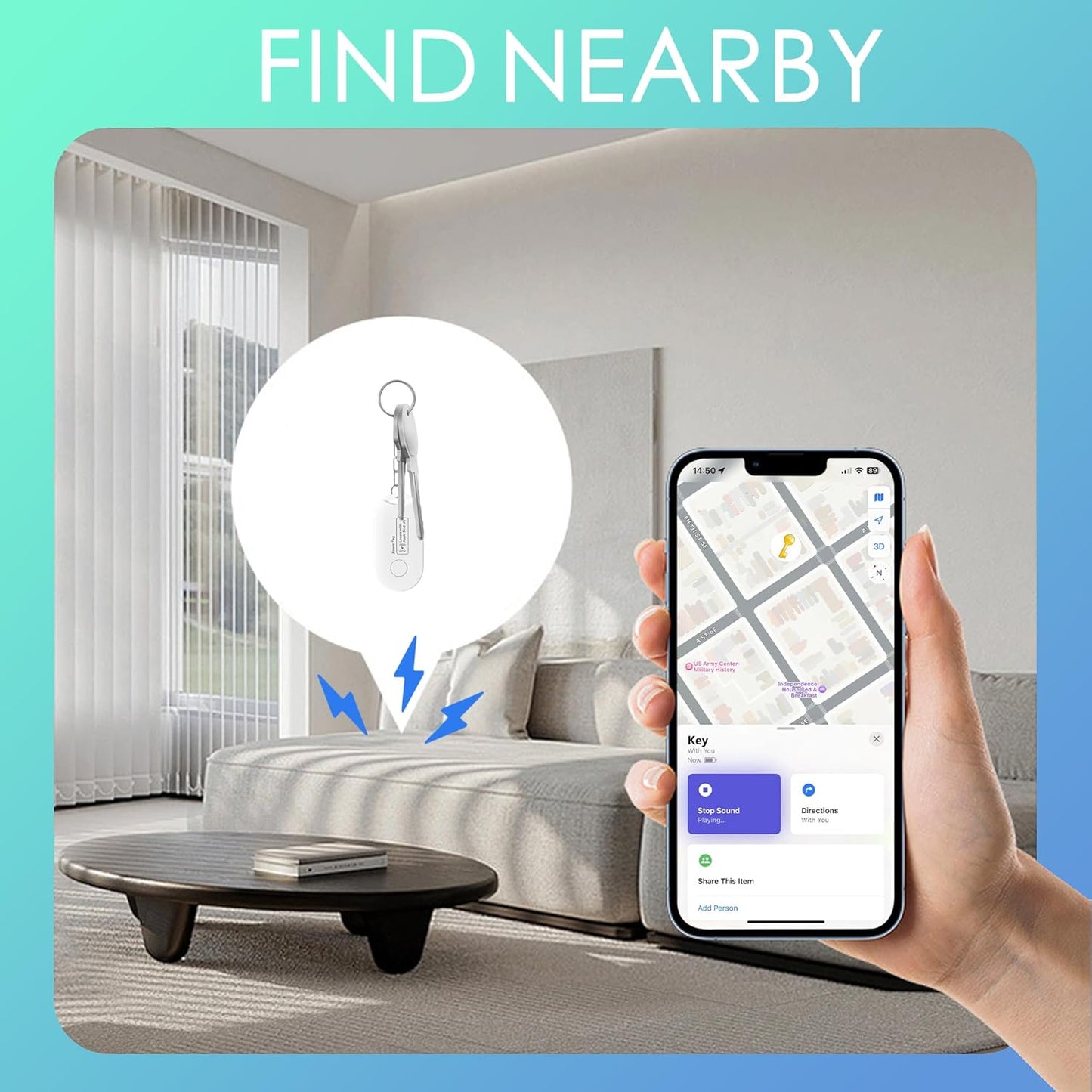GPS Rastreador inteligente Finein Tag