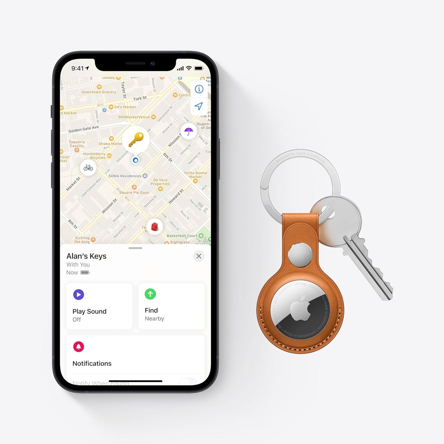 Apple AirTag. Mantén un seguimiento y encuentra tus llaves, cartera, equipaje, mochila y más