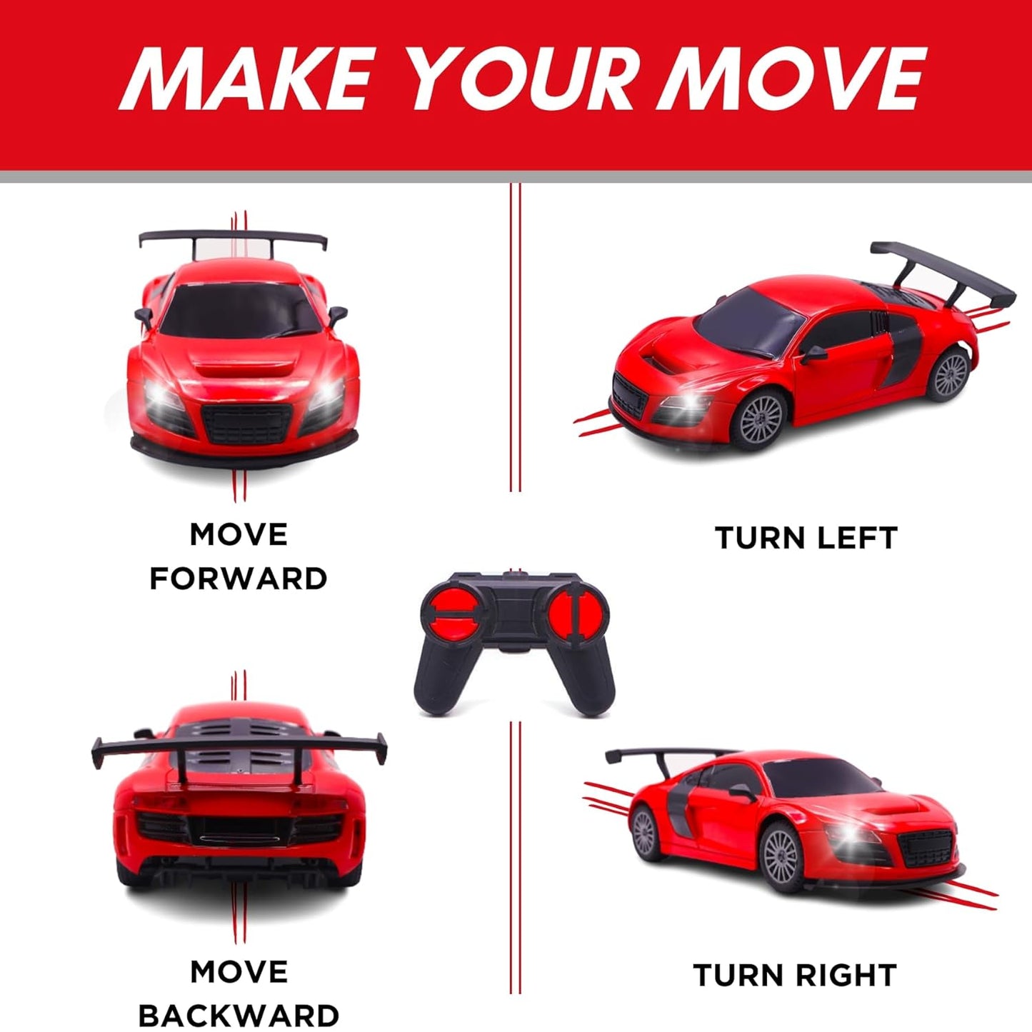 Mini Audi R8 Remote Control Luxury Car + Free Shipping