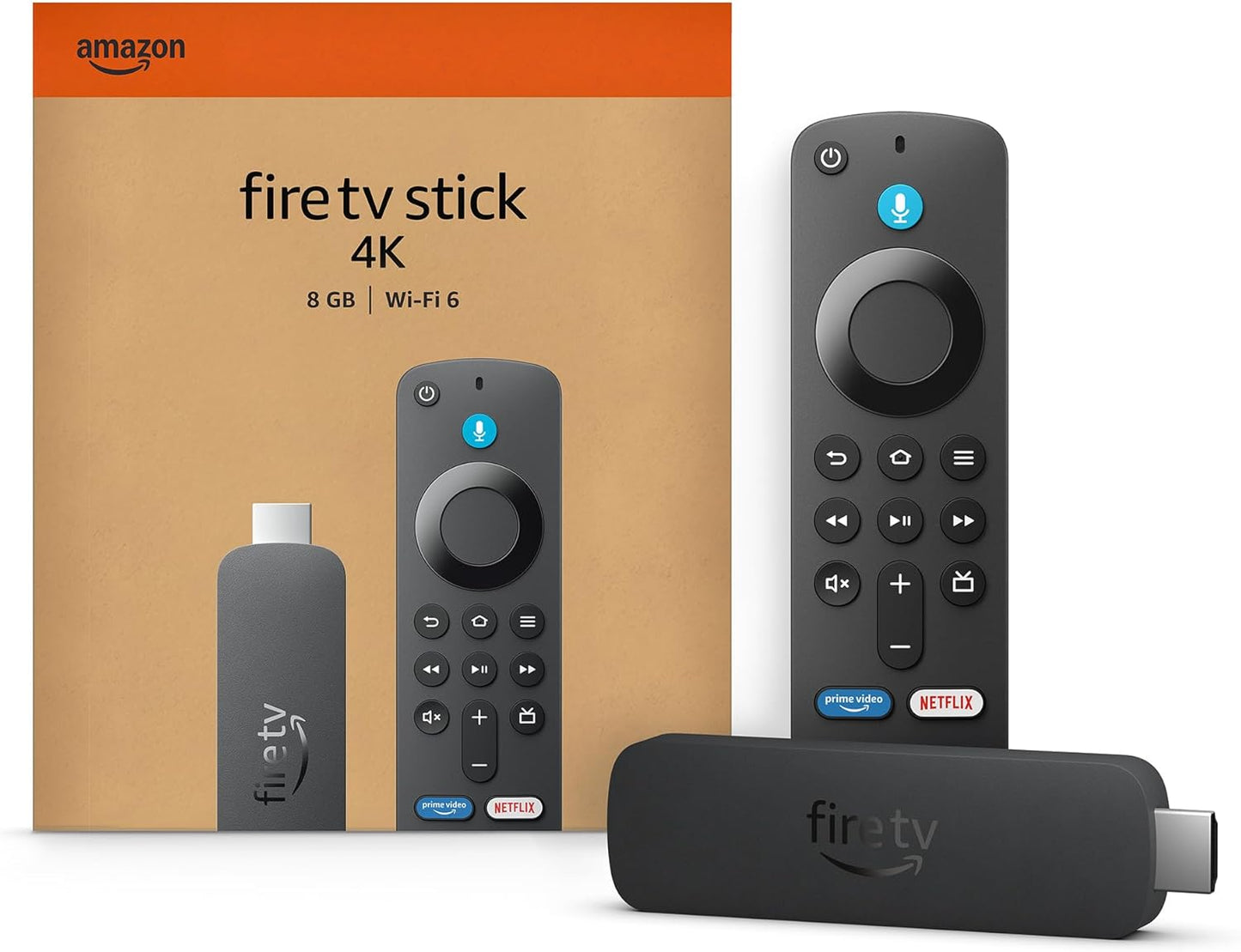 Amazon Fire TV Stick 4K (modelo más reciente), con búsqueda de Fire TV con IA, Wi-Fi 6, streaming de más de 1.5 millones de películas y series, TV en vivo y gratis