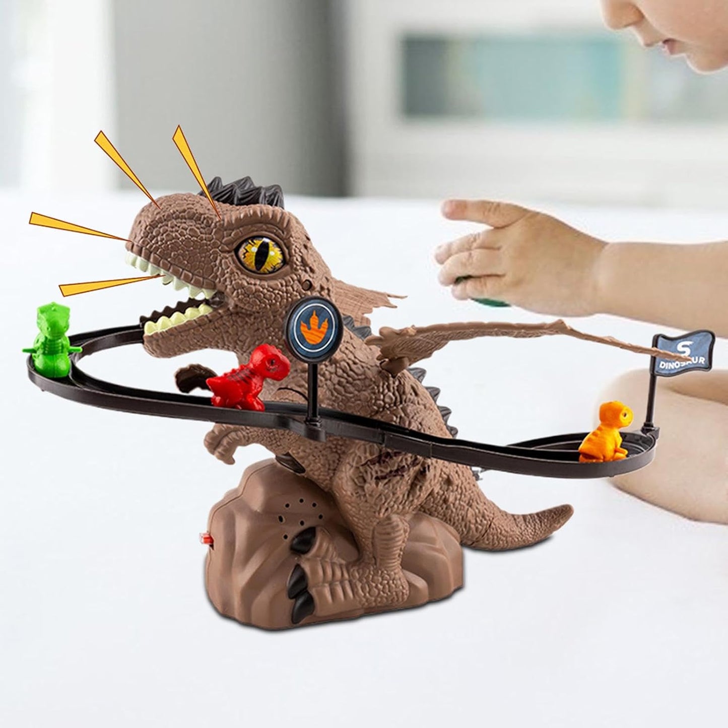 Juguete Dinosaurio Escalador Electrico