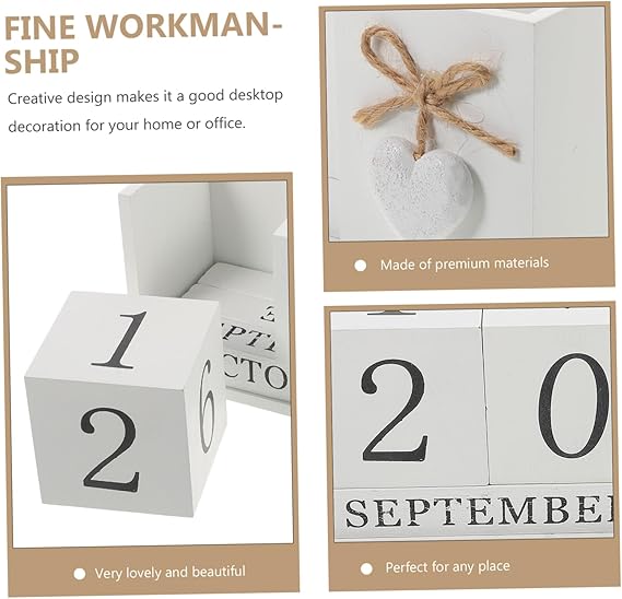 Calendario De Madera Con Portalapicero