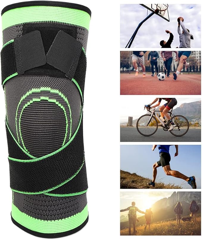 x2 Rodillera Deportiva Con Mangas De Soporte