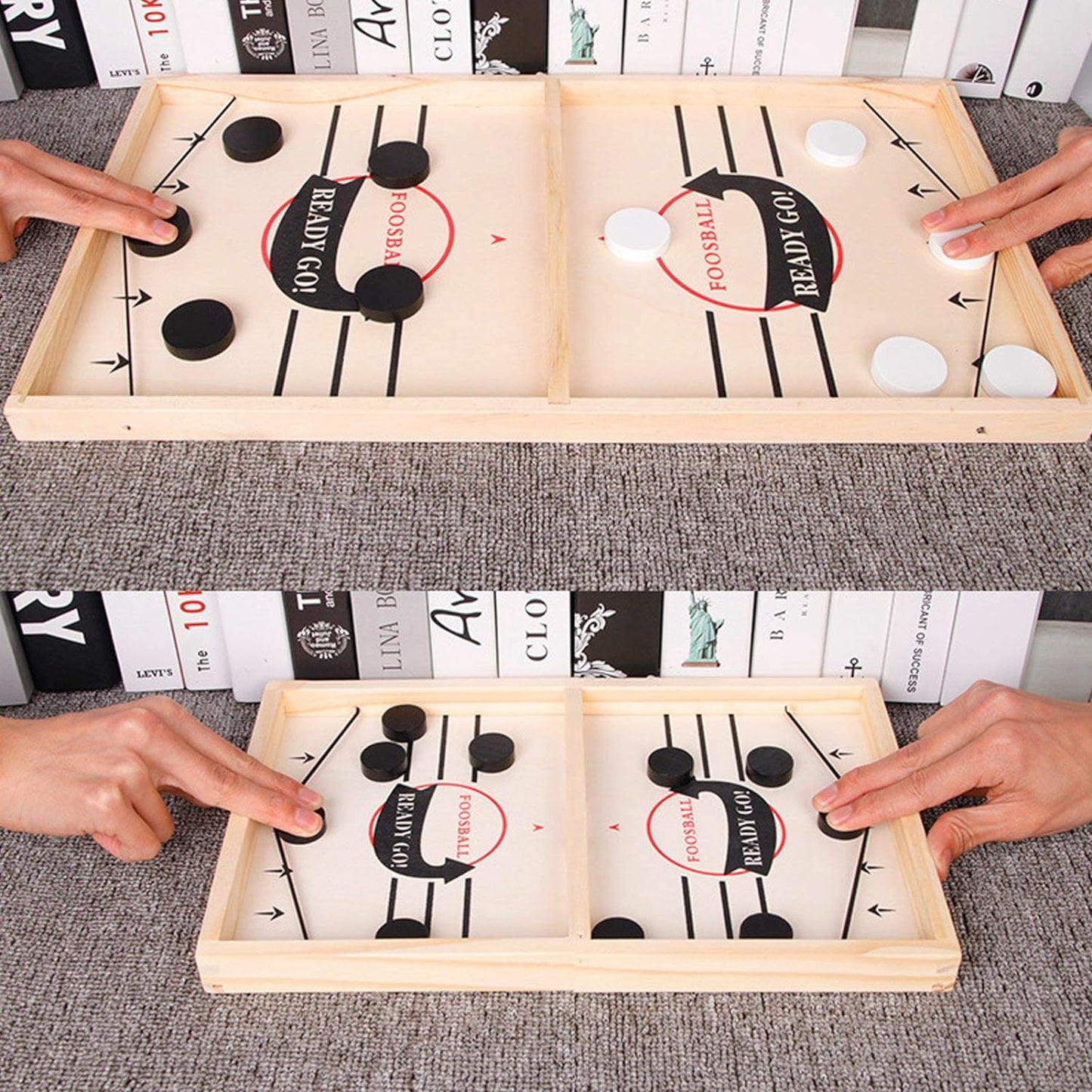 Mesa de hockey de madera