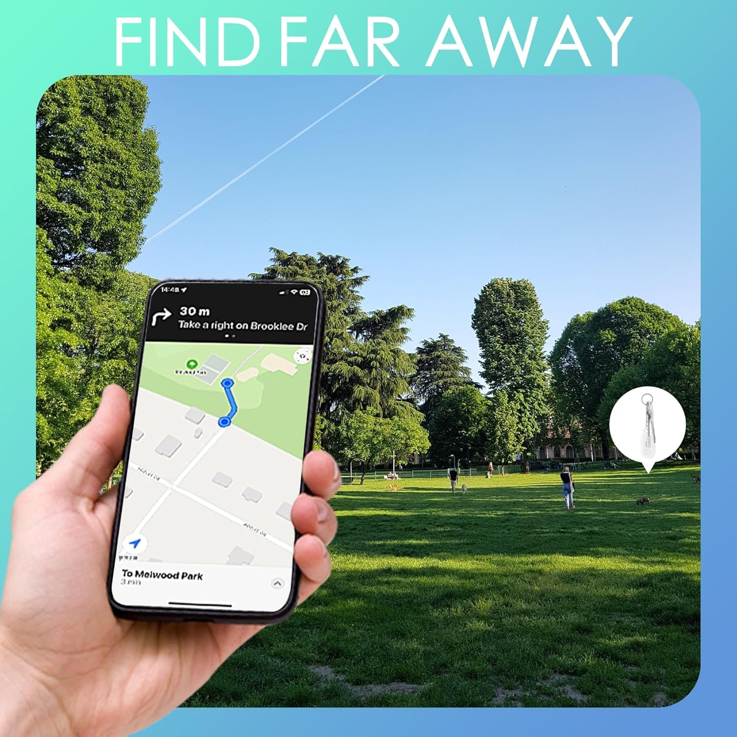 GPS Rastreador inteligente Finein Tag