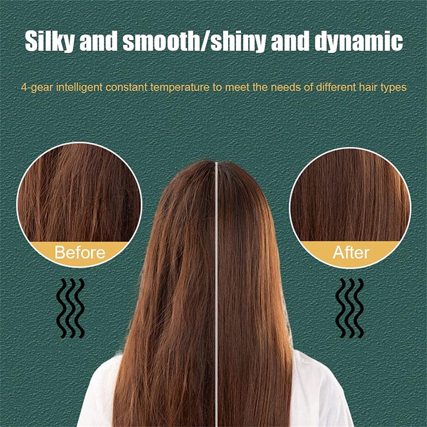 Cepillo Cerámico Para Cabello 2 En 1 + Envío Gratis