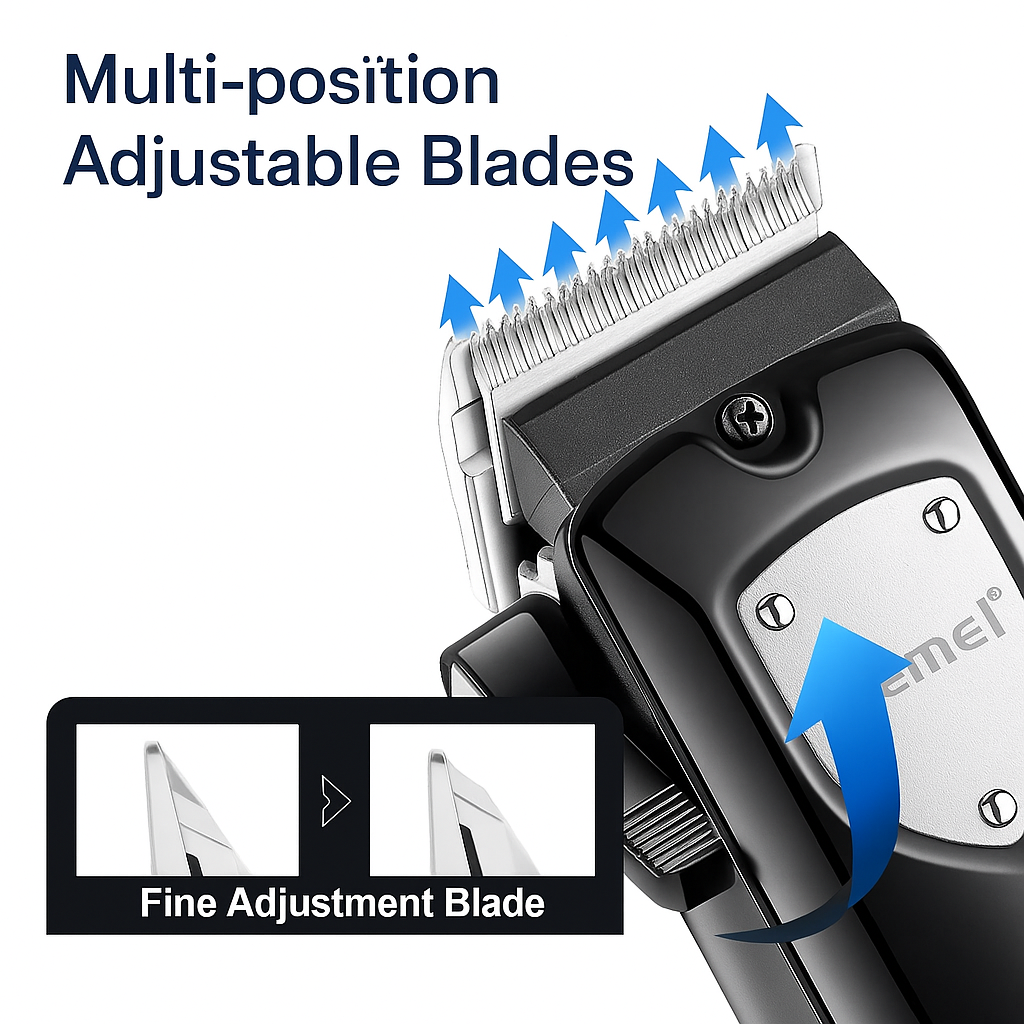 Máquina Cortadora De Cabello Profesional Kemei 5083 Original