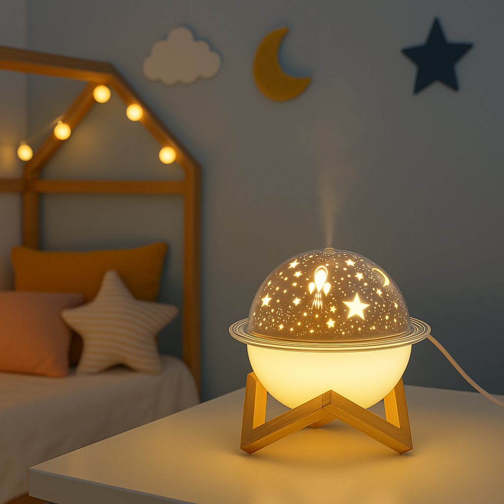 Lampara Humidificadora Con Base