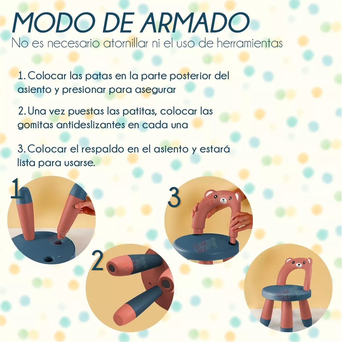 Silla Infantil De Plástico