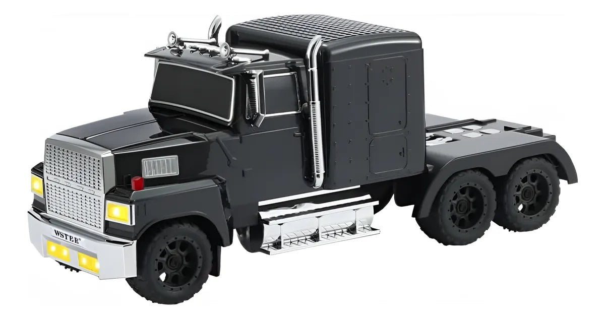 Parlante trailer WS-570 Bluetooth modelo de camión americano retro – Sonido HD portátil, estéreo TWS, radio FM, luces LED