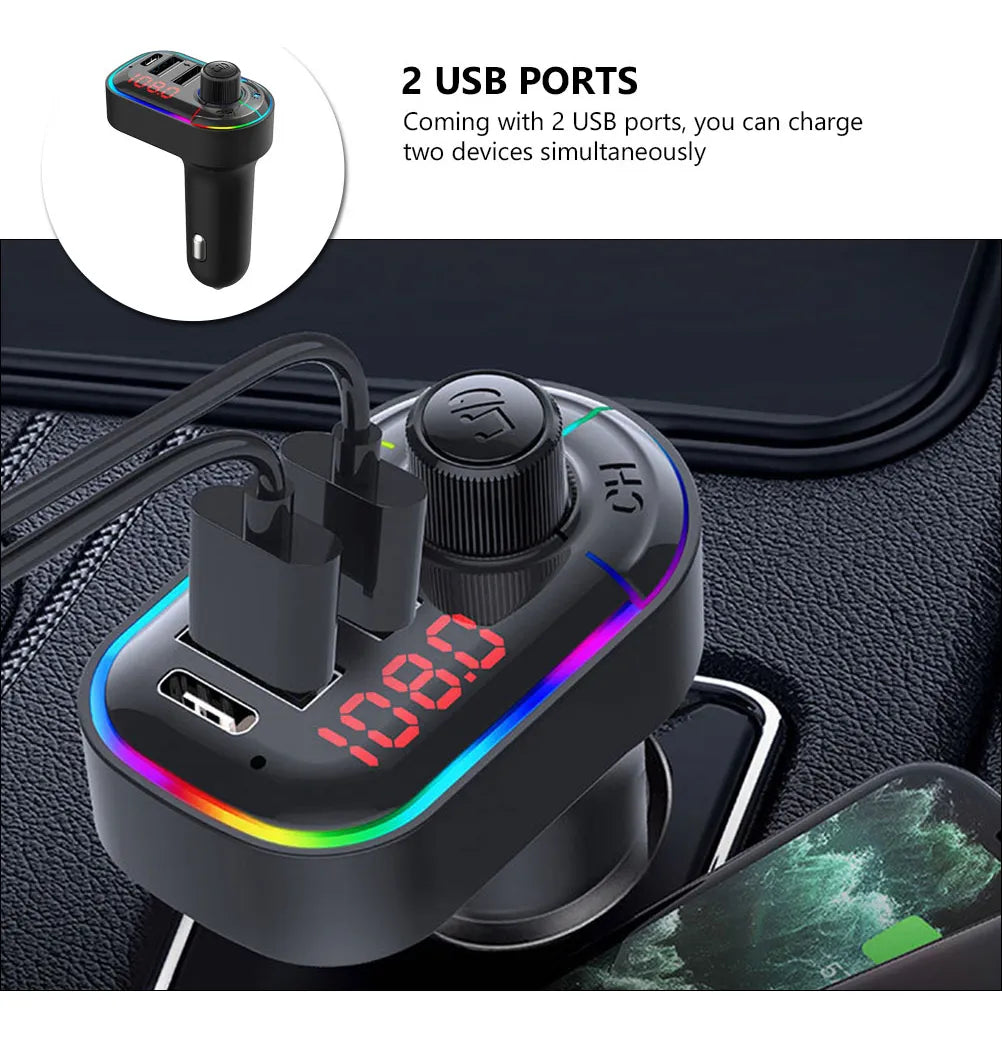 Adaptador Transmisor Bluetooth FM