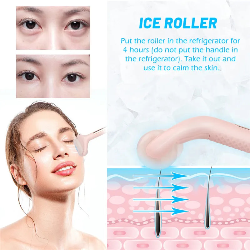 Rodillo Facial De Hielo Ice Roller Flawless + Envío Gratis
