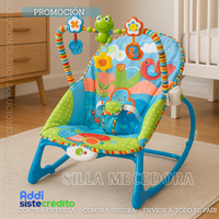 Silla Mecedora Vibradora Para Bebes Con Sonajeros