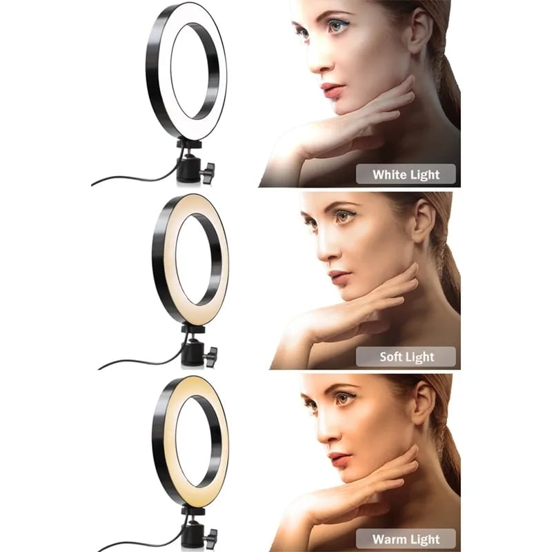 Aro De Luz 16 cm Profesional Con Trípode