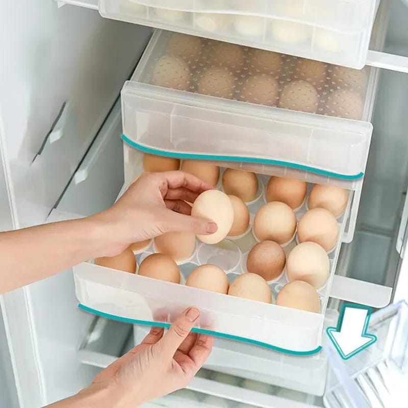 Organizador De Huevos De 2 Niveles X 60 puestos + envío gratis