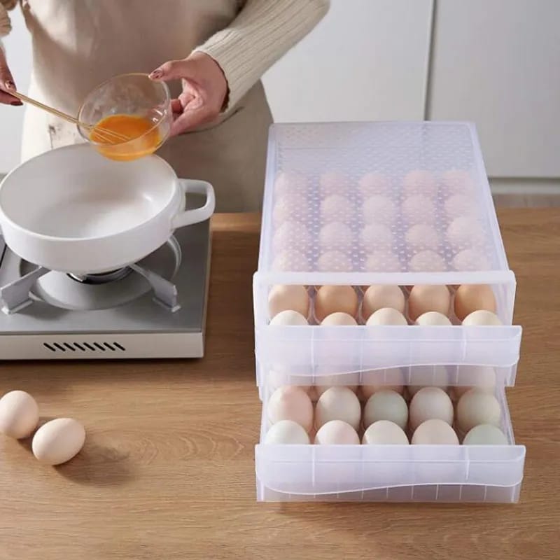 Organizador De Huevos De 2 Niveles X 60 puestos + envío gratis