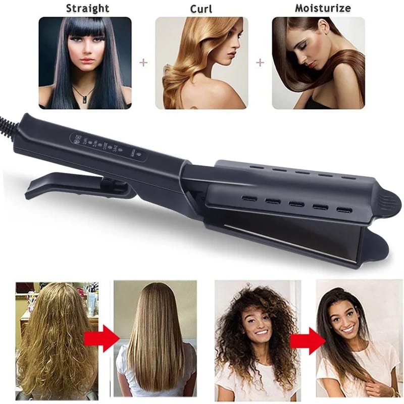 Plancha De Cabello Con Vapor Profesional