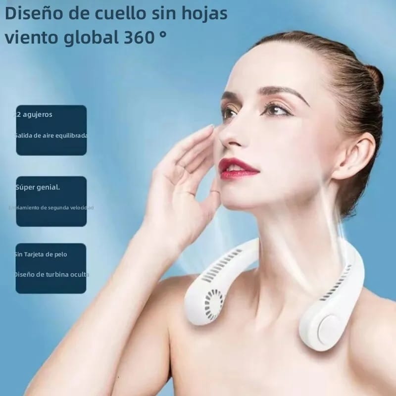 Ventilador De Cuello Portatil + Envío Gratis