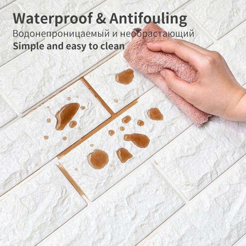 5 Adhesivos Con Diseño De Ladrillo Para Pared