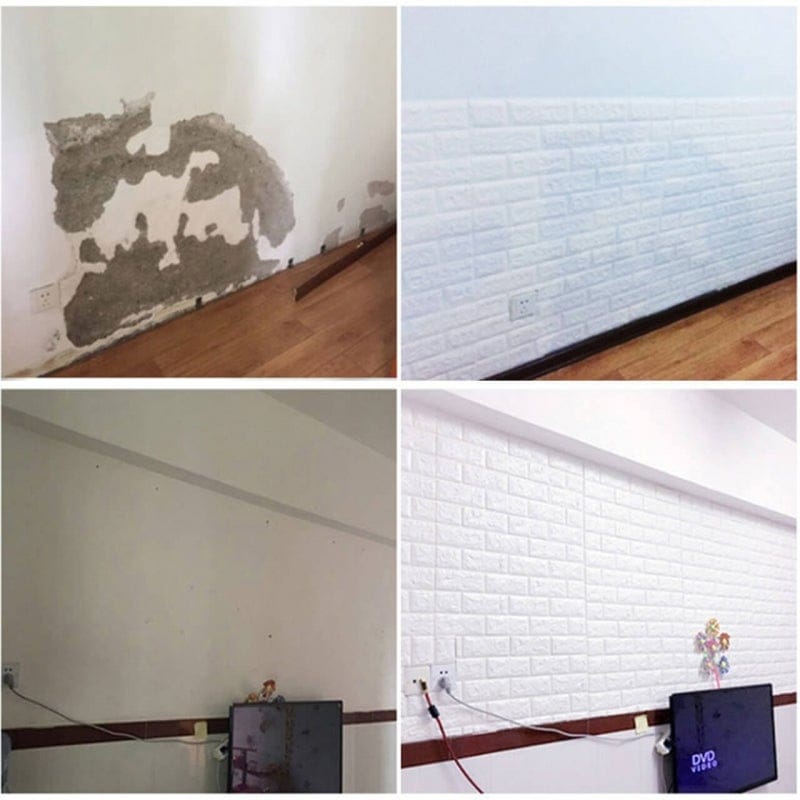 5 Adhesivos Con Diseño De Ladrillo Para Pared