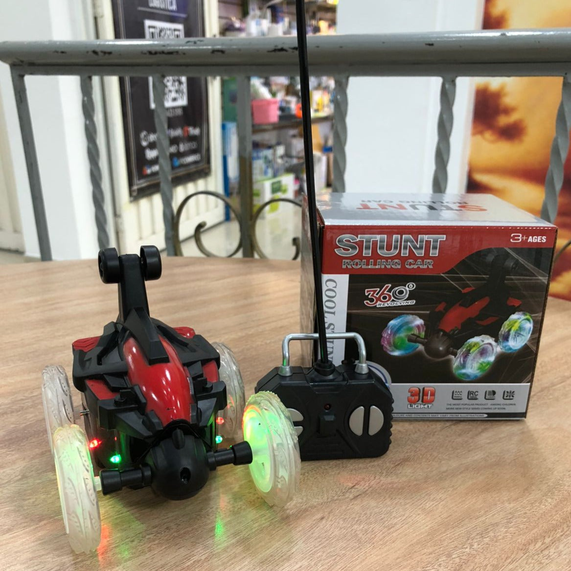 Crazy Car With Lights Stunt Rolling + Free Shipping