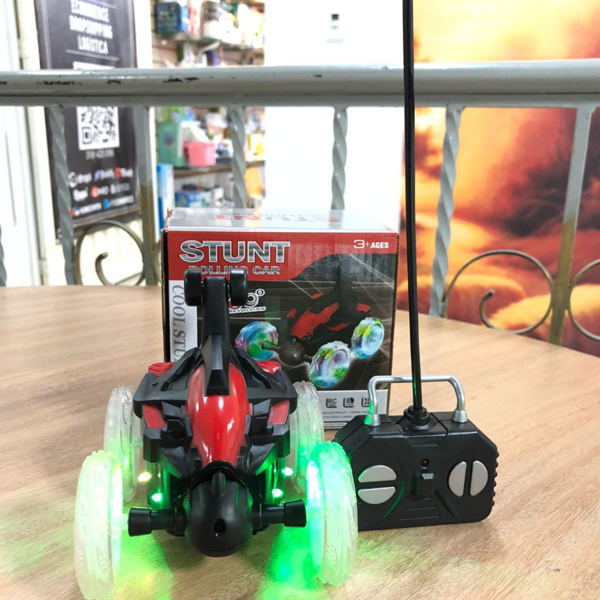 Crazy Car With Lights Stunt Rolling + Free Shipping