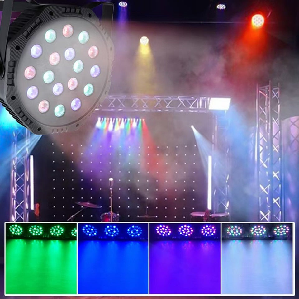Luz De Escenario De 18 LED RGB