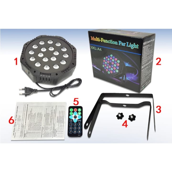 Luz De Escenario De 18 LED RGB