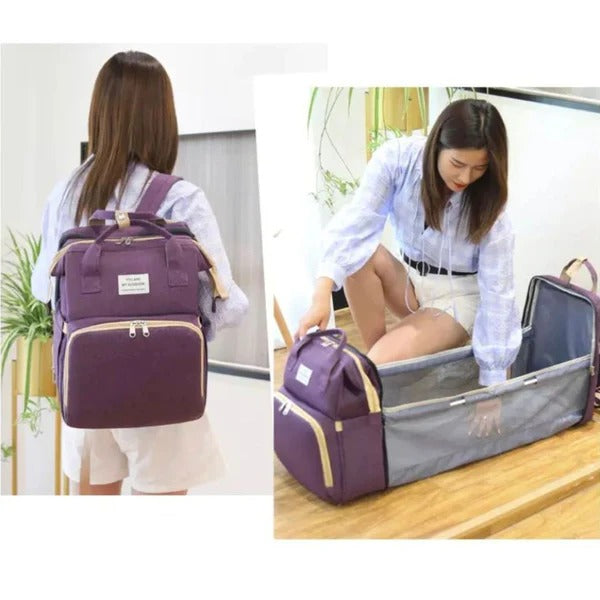 Pañalera Plegable Con Puerto USB + Envio Gratis