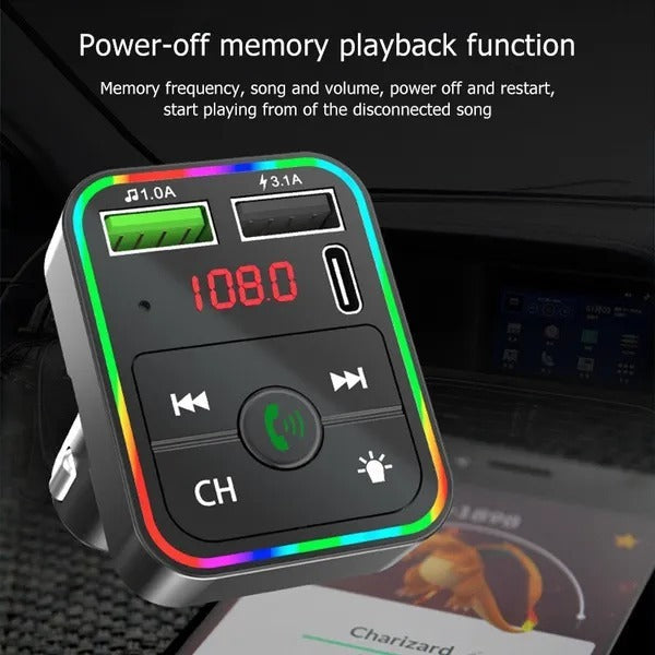 Bluetooth5.0 FM Modulator for Car + Free Shipping