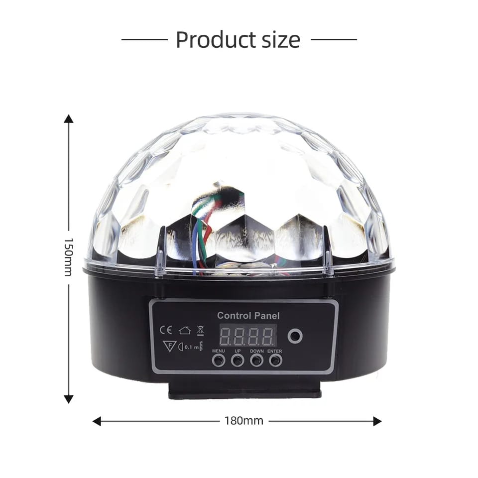 Luz Disco Inteligente 360° con Control Remoto y Efecto LED Multicolor