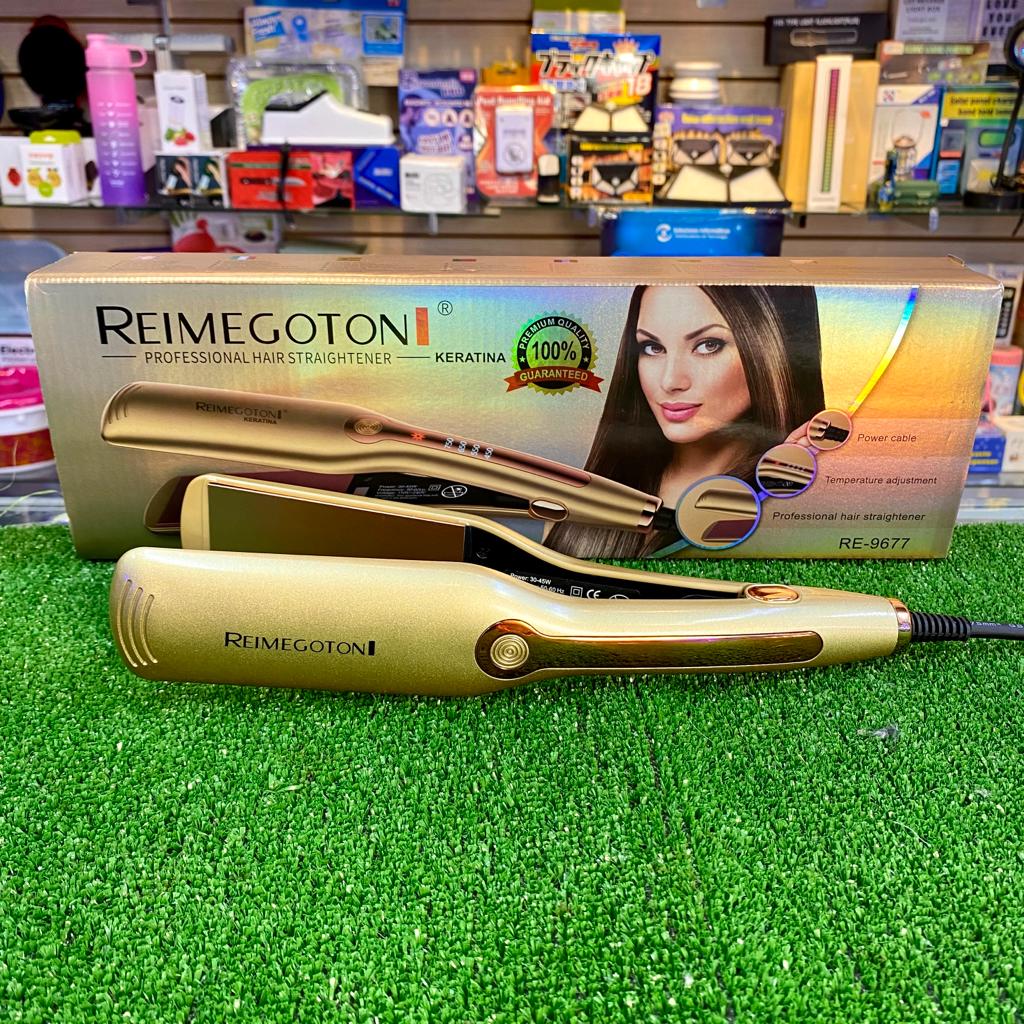 Plancha De Cabello Keratina Reimegoton + Envio Gratis