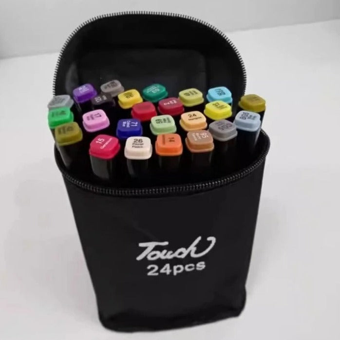 Plumones Touch Doble Punta 24 Piezas