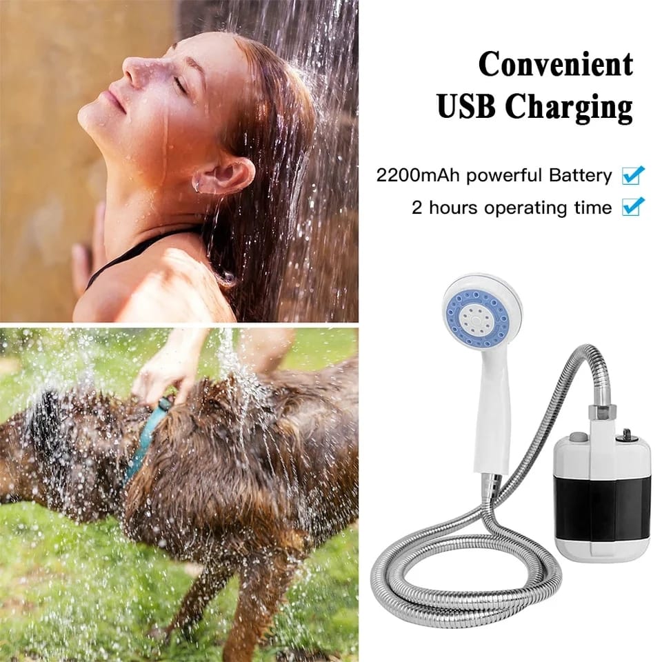 Ducha Portátil con Sistema de Filtración de Agua + Envío Gratis