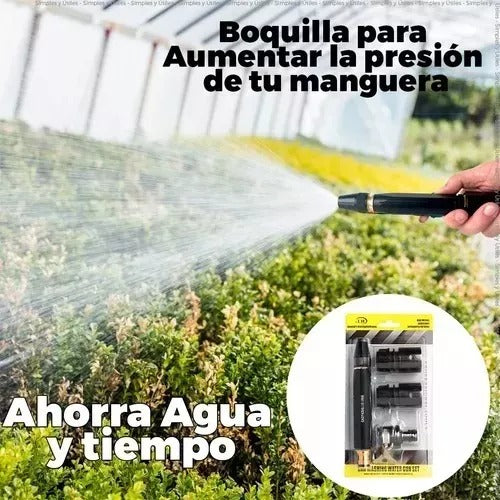 Boquilla Para Manguera Ahorradora Alta Presión